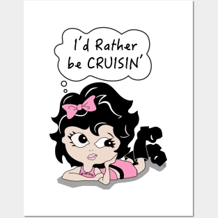 Car Cruiser Cartoon, Hot Rod Hottie, Morrissey OC Posters and Art